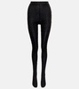 Crystal-embellished tights