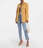 Cuffed straight jeans