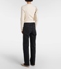 Harper mid-rise straight jeans 