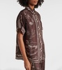 Sammy printed silk shirt