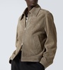 Suede blouson