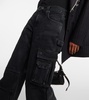 Nera mid-rise straight cargo jeans