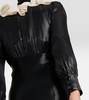 Velvet midi dress