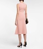 Square-neck midi dress