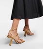 Perfo leather sandals