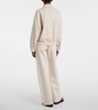 Monili beaded cotton and linen jacket