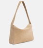 Small suede shoulder bag