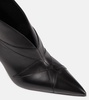 Leather ankle boots