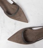 Monili suede ballet flats