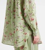 Cecilia Honeysuckle floral linen shirt