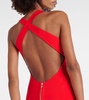 Open-back midi dress