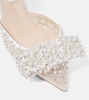 Melodie 85 embellished slingback pumps