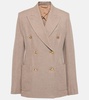 Vanadio double-breasted jersey blazer