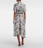 Kiera silk shirt dress