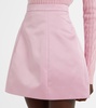 Duchesse high-rise satin maxi skirt