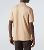 Cotton and silk polo shirt