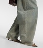 Delta mid-rise wide-leg jeans