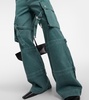 Vivian Strap mid-rise wide-leg jeans
