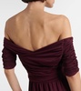 Charlotte ruched jersey maxi dress