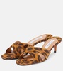 Divine 50 leopard-print suede mules