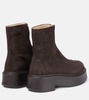 Zipped Boot 1 suede ankle boots