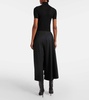 Wool skirt pants