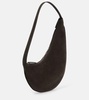 Lune Mini suede shoulder bag