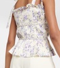 Floral tiered top