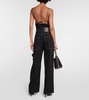 High-rise wide-leg jeans