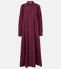 Pucci pleated taffetta maxi dress