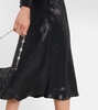 Velvet midi dress