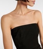 Suede midi dress