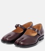 Tabi leather Mary Jane flats