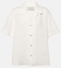 Prague linen bowling shirt
