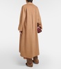Caronte oversized camel wool coat 