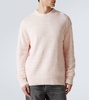Wool and cotton-blend sweater