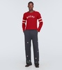 Appliqué cotton sweater