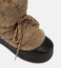 Teddy shearling ankle boots