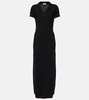 Semi-sheer polo dress