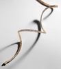 Zoe 18kt gold choker with diamonds