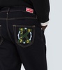 Bara mid-rise straight jeans