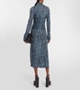 Claudia printed shirt dress