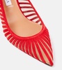 Passions 65 suede and mesh pumps