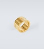 Logo sterling silver ring