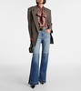 La Croisette high-rise flared jeans