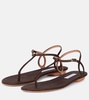 Almost Bare raffia-effect sandals