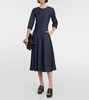 Valery denim midi dress