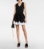 V-neck minidress