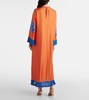 Luis silk midi dress