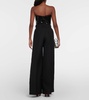 High-rise wool wide-leg pants